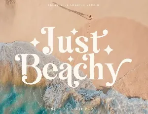 Just Beachy font