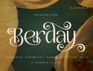 Berday font