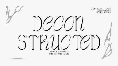 Deconstructed font