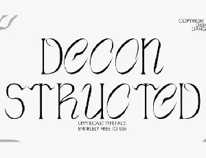 Deconstructed font