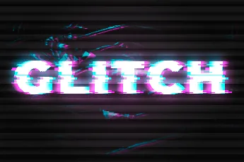 Those Glitch font