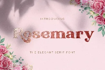 Rosemary Serif font