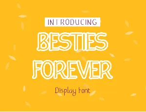 Besties Forever font