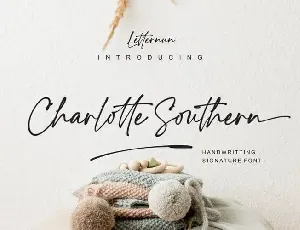 Charlotte Southern Script font