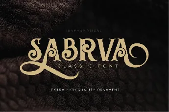 Sabrva Typeface font