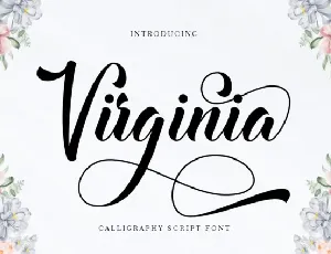 Virginia font