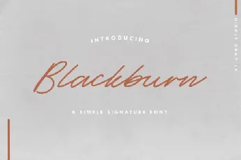 Blackburn font