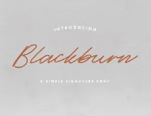 Blackburn font