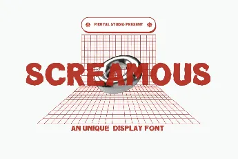 Screamous font