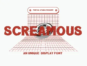 Screamous font