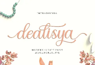 Dealisya font