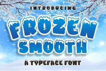 Frozen Smooth font