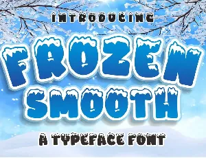 Frozen Smooth font