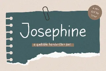 Josephine font