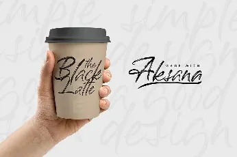 Aksana Brush font