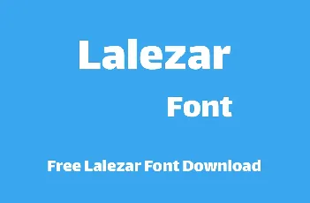 Lalezar Free font