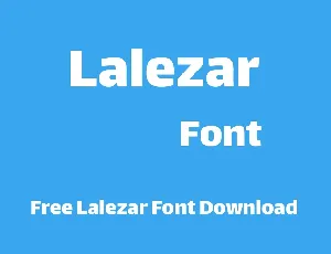 Lalezar Free font