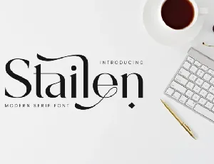 Stailen font