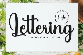 Lettering Script font