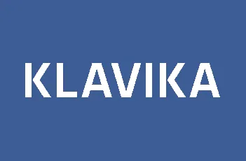 Klavika Family font