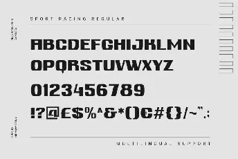 Sport Racing font