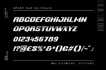 Sport Racing font