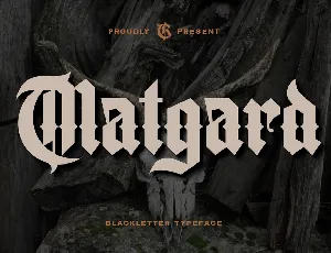 Matgard font