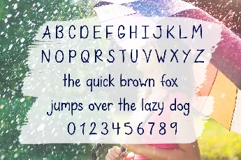 July Rainstorm font