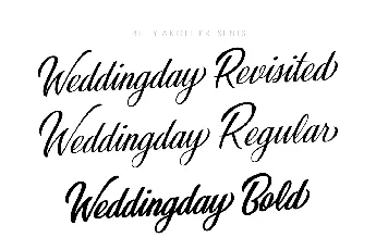 Weddingday font