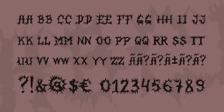 MB-HorrorHouse font