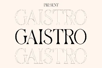 Gaistro font