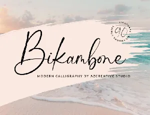 Bikambone font