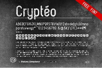 Crypteo font