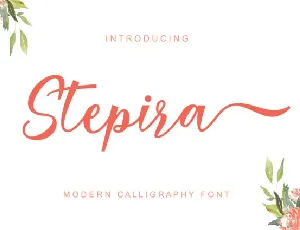 Stepira Script font