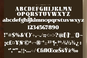 Andera Ninefold DEMO VERSION font