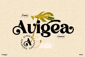 Avigea font