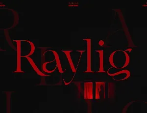 Raylig font