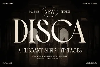 DISCA font