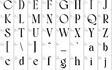 DISCA font