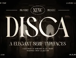 DISCA font