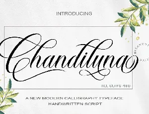 Chandiluna font