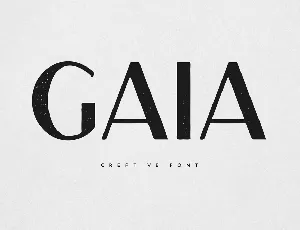 Gaia font