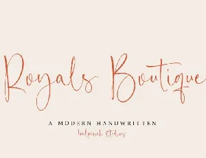 Royals Boutique font