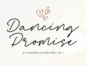 Dancing Promise font