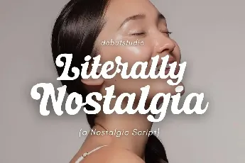 Literally Nostalgia Script font