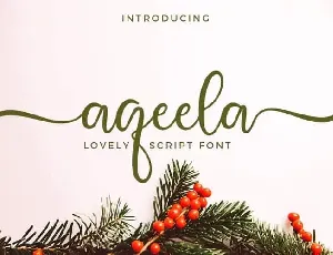 Aqeela Calligraphy font