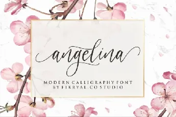 Angelina Modern Calligraphy font