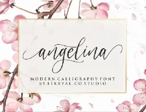 Angelina Modern Calligraphy font