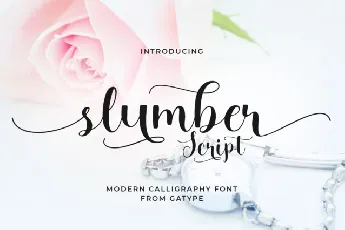 Slumber Script font