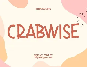 Crabwise Demo font